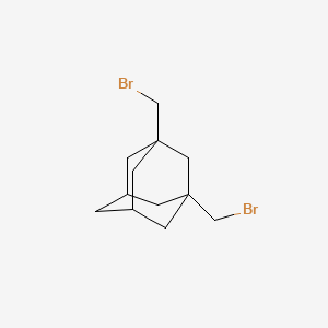 molecular formula C12H18Br2 B7739509 (1s,3s,5r,7r)-1,3-Bis(bromomethyl)adamantane 