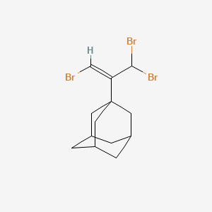 (3r,5r,7r)-1-((E)-1,3,3-tribromoprop-1-en-2-yl)adamantane