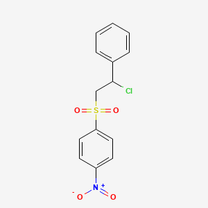 1-[(2-Chloro-2-phenylethyl)sulfonyl]-4-nitrobenzene