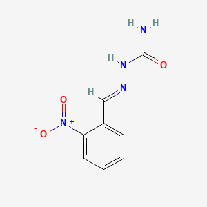 molecular formula C8H8N4O3 B7739557 2-Nitrobenzaldehyde semicarbazone CAS No. 16604-43-6