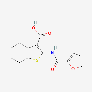 2-[(Furan-2-ylcarbonyl)amino]-4,5,6,7-tetrahydro-1-benzothiophene-3-carboxylic acid