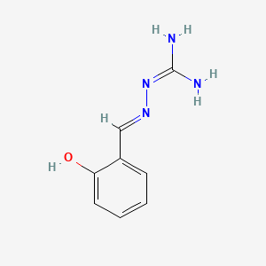 molecular formula C8H10N4O B7739613 Hydrazinecarboximidamide, N(or 2)-((2-hydroxyphenyl)methylene)- CAS No. 94-90-6