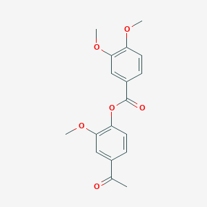 4-Acetyl-2-methoxyphenyl 3,4-dimethoxybenzoate