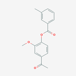 (4-Acetyl-2-methoxyphenyl) 3-methylbenzoate