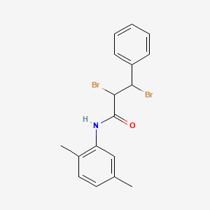 2,3-dibromo-N-(2,5-dimethylphenyl)-3-phenylpropanamide