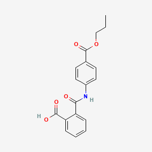 2-({[4-(Propoxycarbonyl)phenyl]amino}carbonyl)benzoic acid