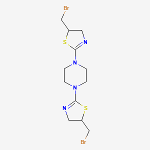 1,4-Bis(5-(bromomethyl)-4,5-dihydrothiazol-2-yl)piperazine