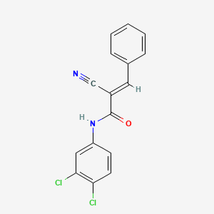 2-Cyano-N-(3,4-dichlorophenyl)-3-phenylacrylamide