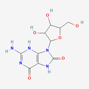 molecular formula C10H13N5O6 B7739778 CID 259811 