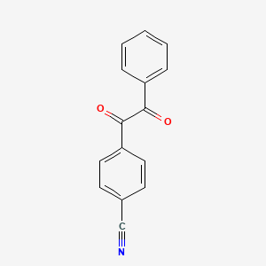 molecular formula C15H9NO2 B7739926 4-(2-氧代-2-苯乙酰基)苯甲腈 