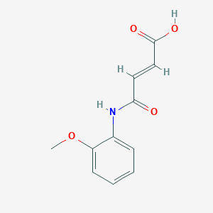 molecular formula C11H11NO4 B7739995 (2E)-4-[(2-methoxyphenyl)amino]-4-oxobut-2-enoic acid 