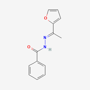 molecular formula C13H12N2O2 B7740070 N'-[1-(2-furyl)ethylidene]benzohydrazide 