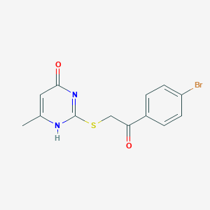 molecular formula C13H11BrN2O2S B7740078 CID 722615 