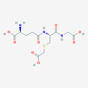 molecular formula C12H19N3O8S B077402 2-S-谷胱甘肽醋酸酯 CAS No. 10463-61-3