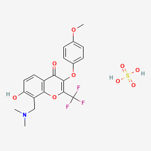 molecular formula C20H20F3NO9S B7740658 C20H20F3NO9S 
