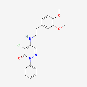 4-chloro-5-((3,4-dimethoxyphenethyl)amino)-2-phenylpyridazin-3(2H)-one