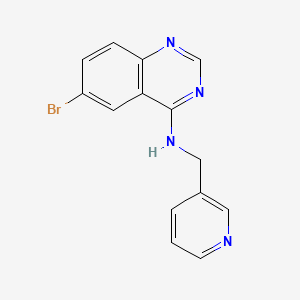 6-bromo-N-(pyridin-3-ylmethyl)quinazolin-4-amine