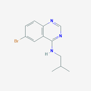 molecular formula C12H14BrN3 B7741010 6-bromo-N-(2-methylpropyl)quinazolin-4-amine CAS No. 6153-99-7