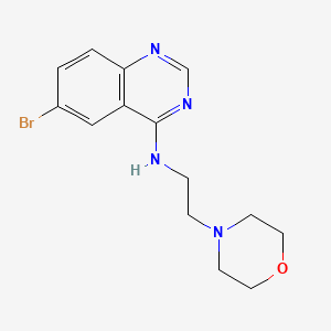 6-bromo-N-[2-(morpholin-4-yl)ethyl]quinazolin-4-amine