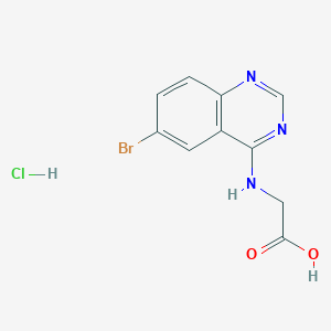 2-[(6-Bromoquinazolin-4-yl)amino]acetic acid hydrochloride