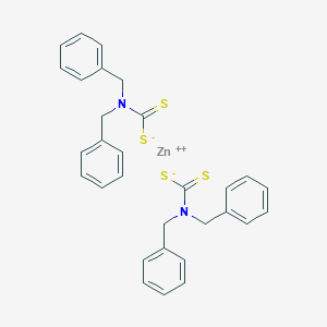 molecular formula C30H28N2S4Zn B077411 Zinc dibenzyldithiocarbamate CAS No. 14726-36-4