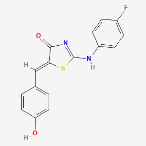 molecular formula C16H11FN2O2S B7741182 CID 710494 