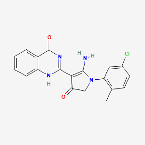molecular formula C19H15ClN4O2 B7741698 CID 1181116 