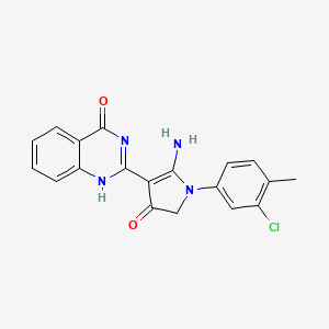 molecular formula C19H15ClN4O2 B7741700 CID 1181117 