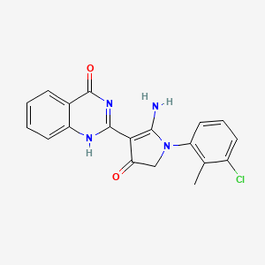 molecular formula C19H15ClN4O2 B7741701 CID 1181118 