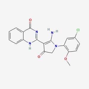 molecular formula C19H15ClN4O3 B7741728 CID 1181119 