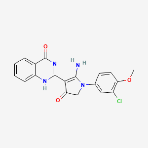 molecular formula C19H15ClN4O3 B7741732 CID 1181120 