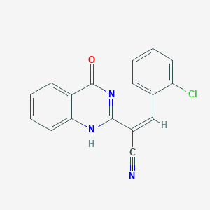 molecular formula C17H10ClN3O B7741753 CID 5710431 