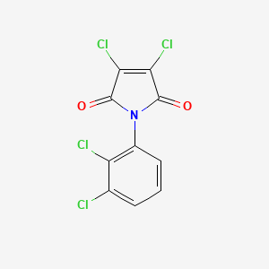 molecular formula C10H3Cl4NO2 B7741807 3,4-Dichloro-1-(2,3-dichlorophenyl)pyrrole-2,5-dione CAS No. 84954-17-6