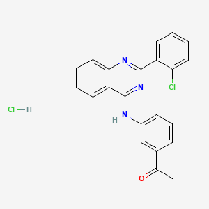 molecular formula C22H17Cl2N3O B7742092 Cambridge id 6539088 