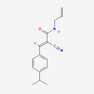 (E)-N-allyl-2-cyano-3-(4-isopropylphenyl)acrylamide