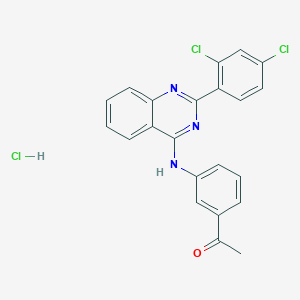 molecular formula C22H16Cl3N3O B7742254 Cambridge id 6845082 