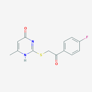 molecular formula C13H11FN2O2S B7742346 CID 579490 