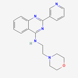 N-[2-(morpholin-4-yl)ethyl]-2-(pyridin-3-yl)quinazolin-4-amine