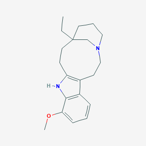 B077425 2H-3,7-Methanoazacycloundecino[5,4-b]indole, 7-ethyl-1,4,5,6,7,8,9,10-octahydro-11-methoxy-, (-)- CAS No. 14358-58-8