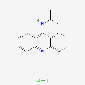 molecular formula C16H17ClN2 B7742568 N-propan-2-ylacridin-9-amine;hydrochloride 