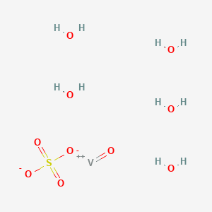 molecular formula H10O10SV B077427 バナジル硫酸五水和物 CAS No. 12439-96-2