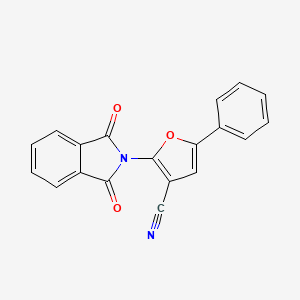 2-(1,3-Dioxoisoindol-2-yl)-5-phenylfuran-3-carbonitrile