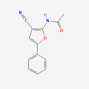N-(3-cyano-5-phenyl-2-furyl)acetamide