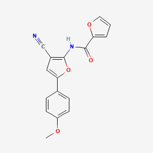 N-(3-cyano-5-(4-methoxyphenyl)furan-2-yl)furan-2-carboxamide