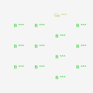 molecular formula B12Ga B077431 Gallium boride (GaB12) CAS No. 12230-30-7