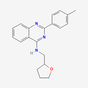 N-((tetrahydrofuran-2-yl)methyl)-2-(p-tolyl)quinazolin-4-amine