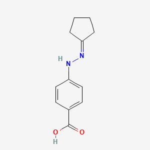 4-(2-cyclopentylidenehydrazinyl)benzoic Acid