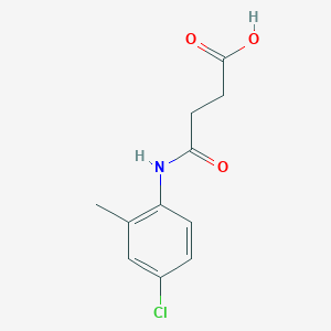 molecular formula C11H12ClNO3 B7743813 4-(4-Chloro-2-methylanilino)-4-oxobutanoic acid 