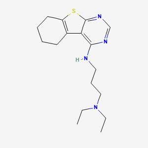 N,N-diethyl-N'-(5,6,7,8-tetrahydro[1]benzothieno[2,3-d]pyrimidin-4-yl)propane-1,3-diamine