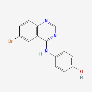 4-(6-Bromoquinazolin-4-ylamino)phenol